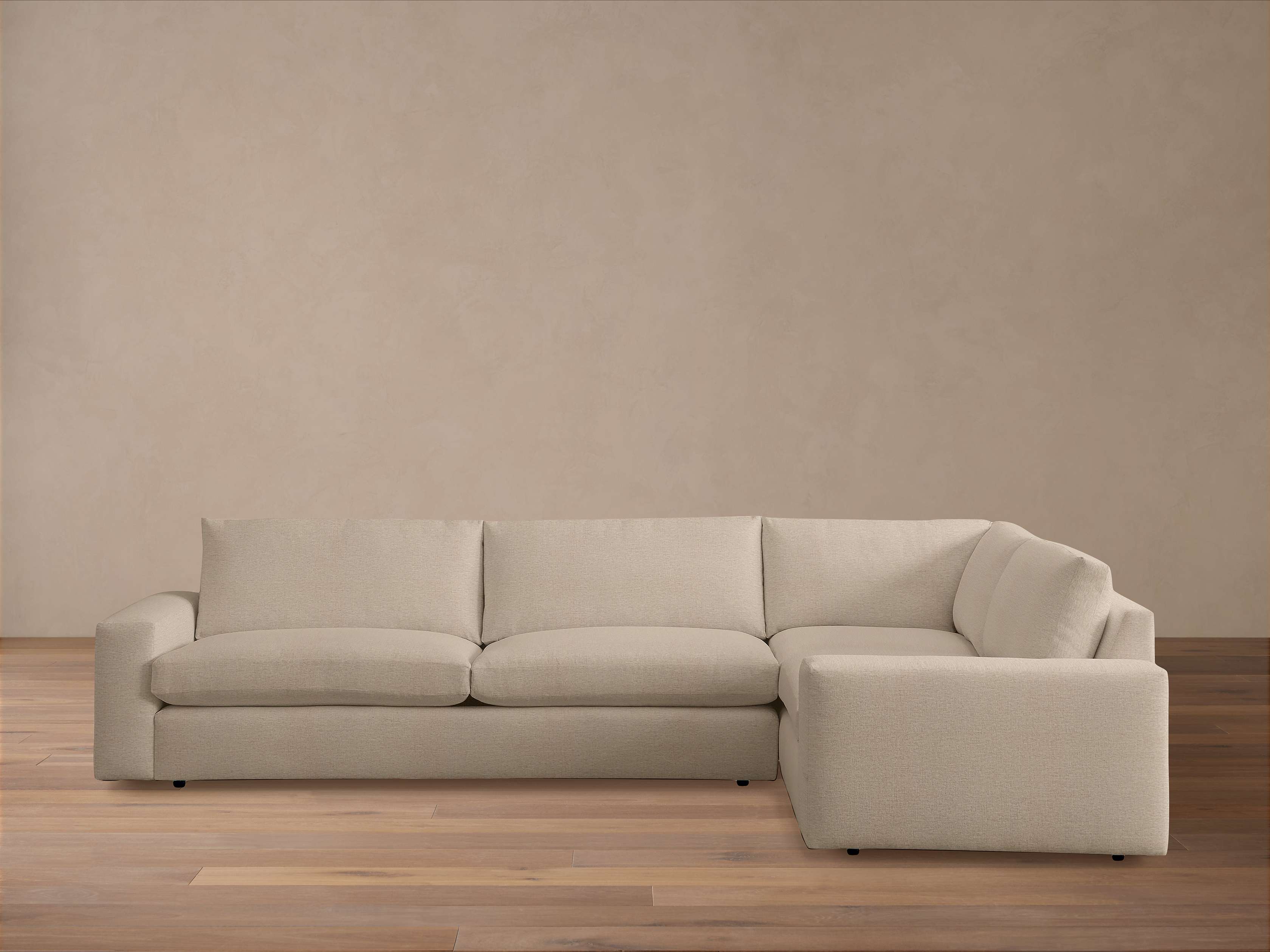 Kipton Wide Arm Two-Piece Sectional