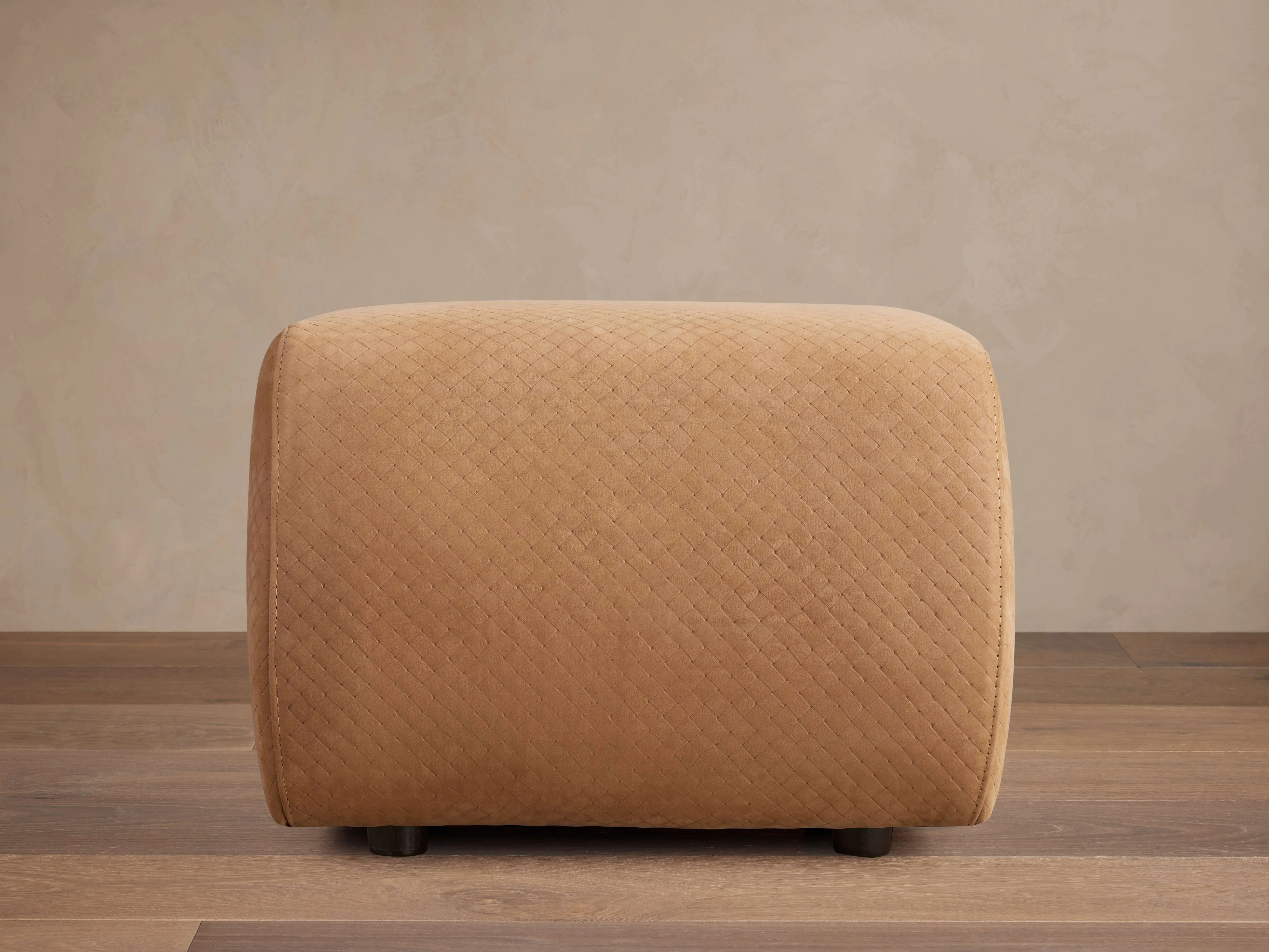 Fresno Leather Ottoman