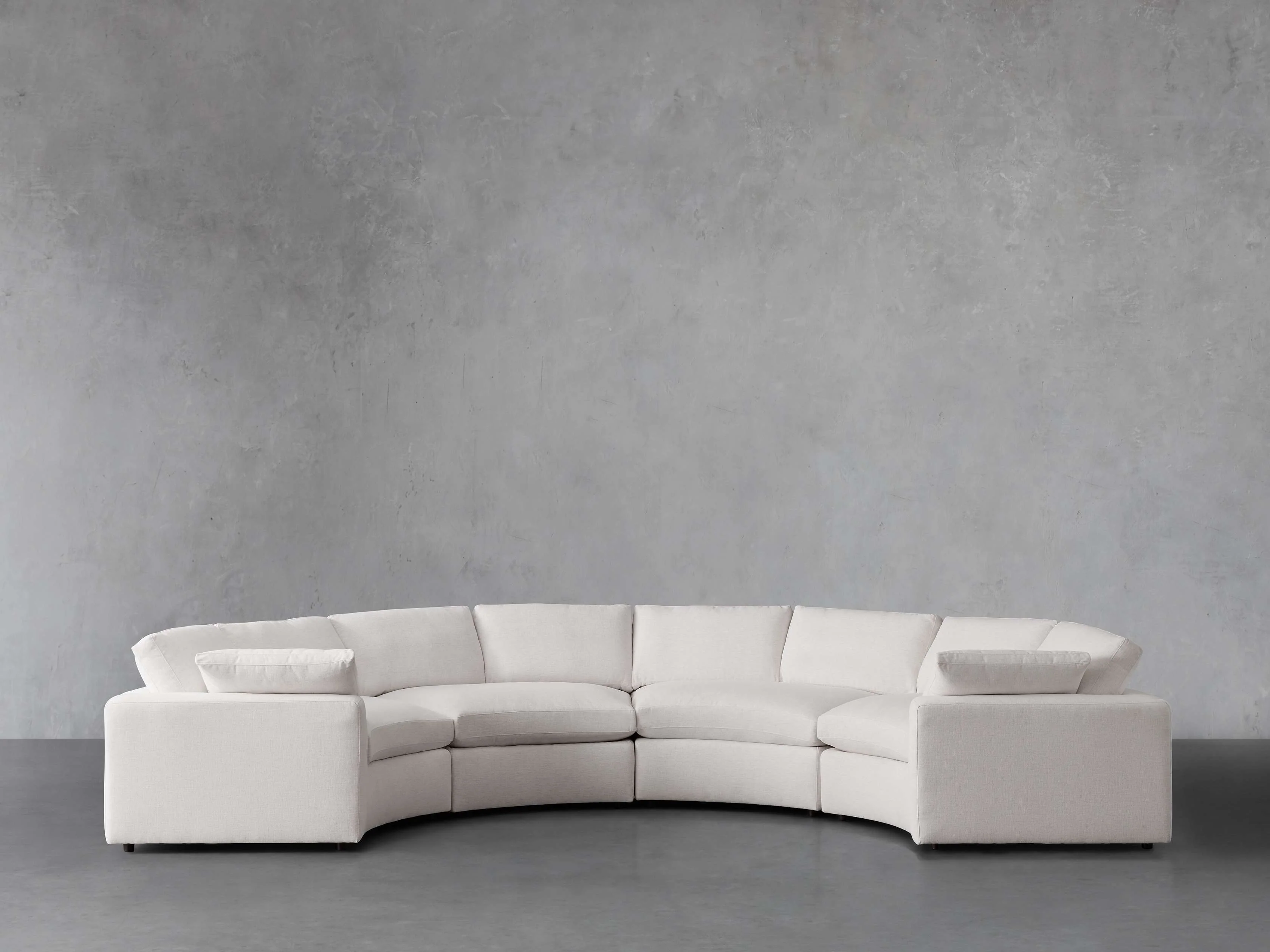 Beale Four-Piece Curved Sectional