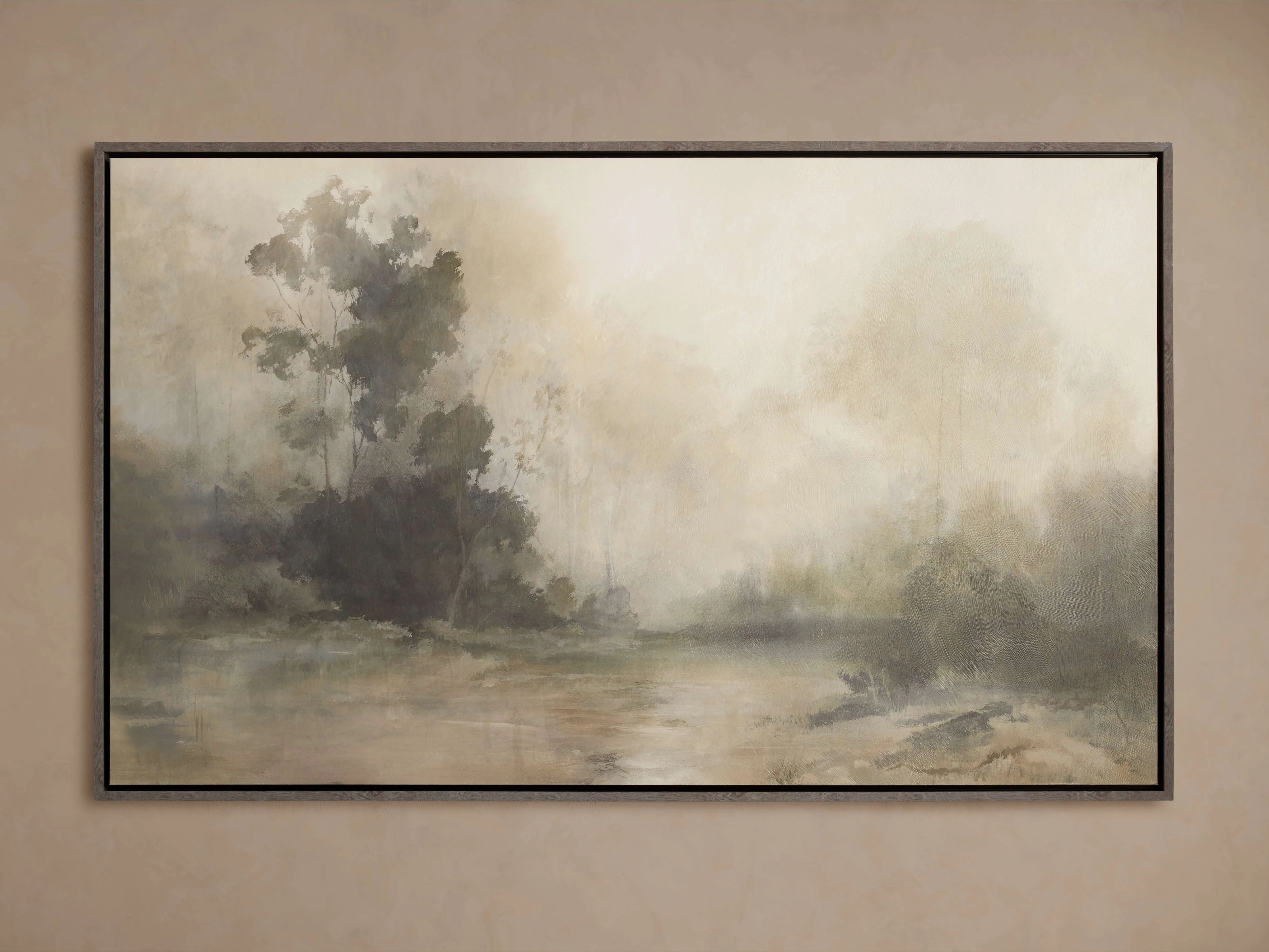 Calming Fog Framed Print
