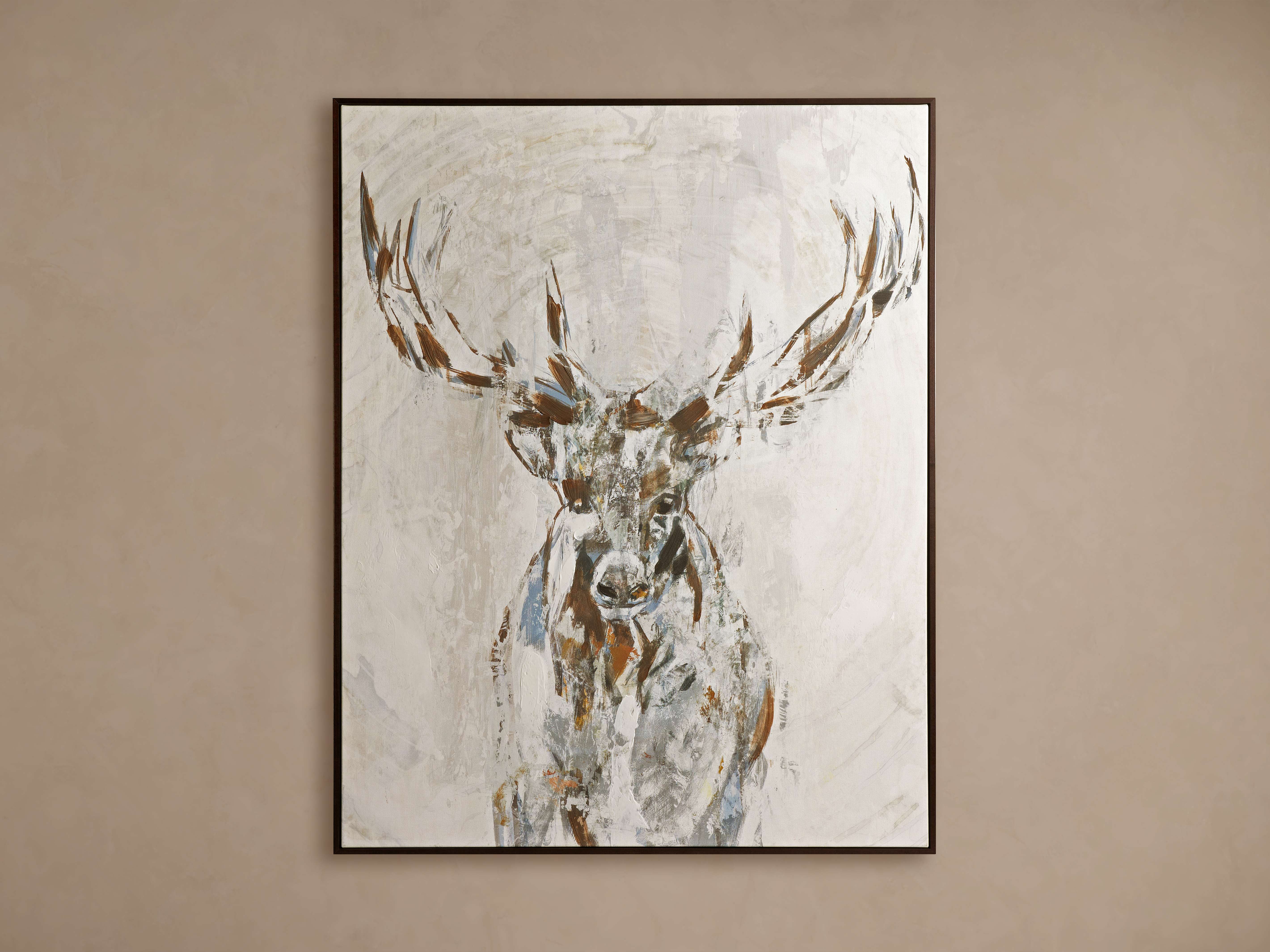 Through the Blizzard Framed Print