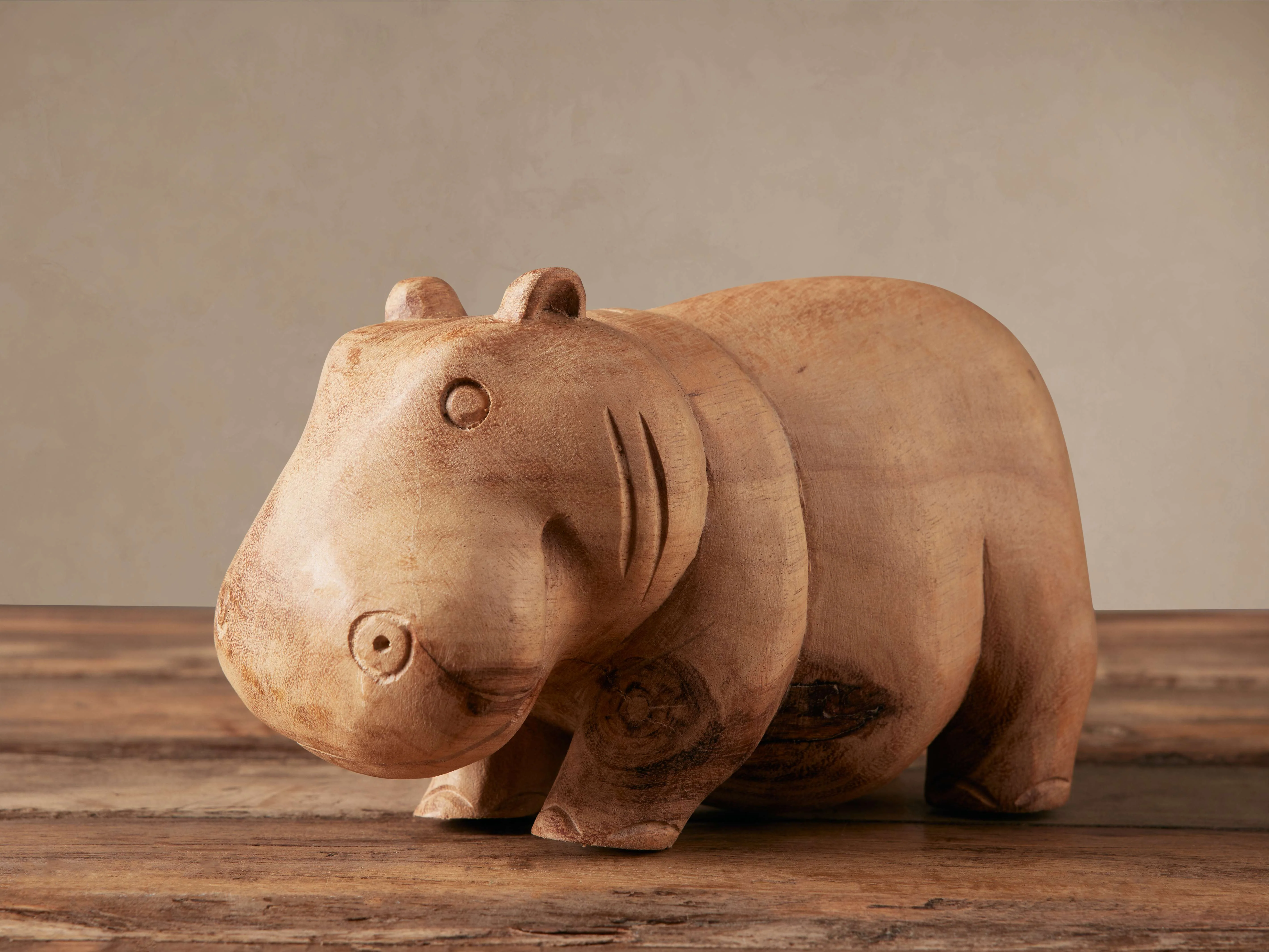 Wooden Hippo