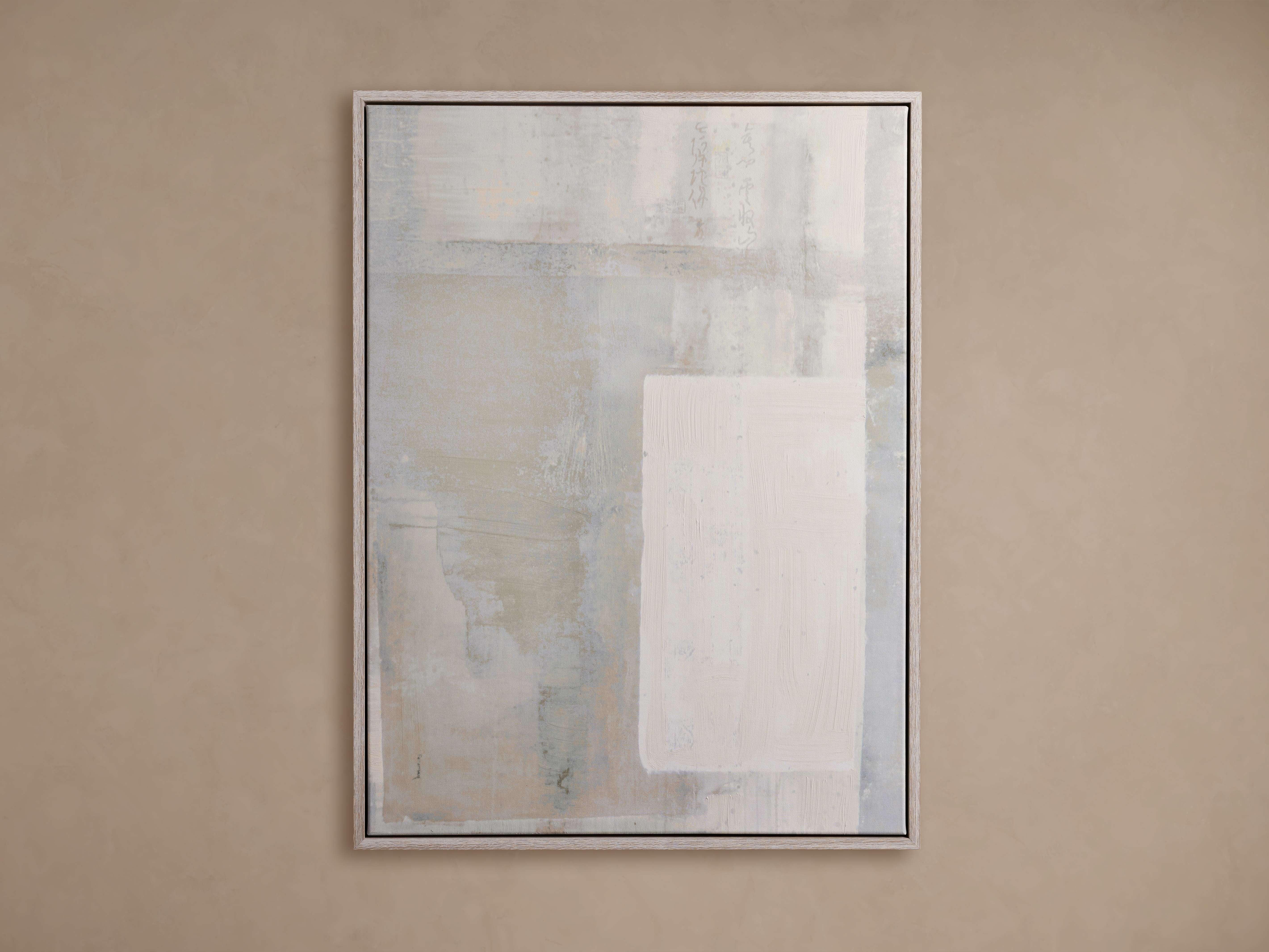 Monochrome Beige I Framed Print