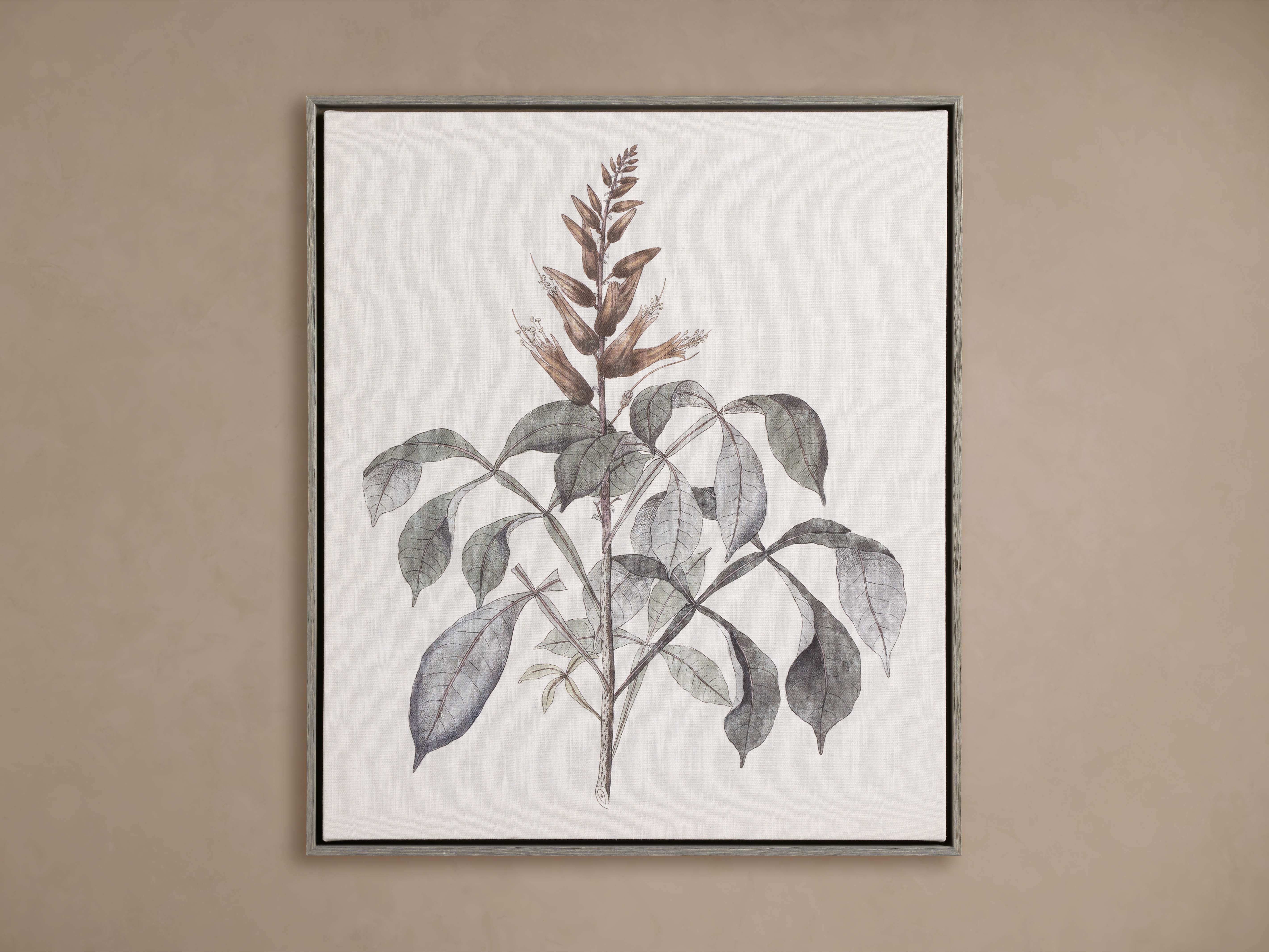 Falling in Leaves I Framed Print