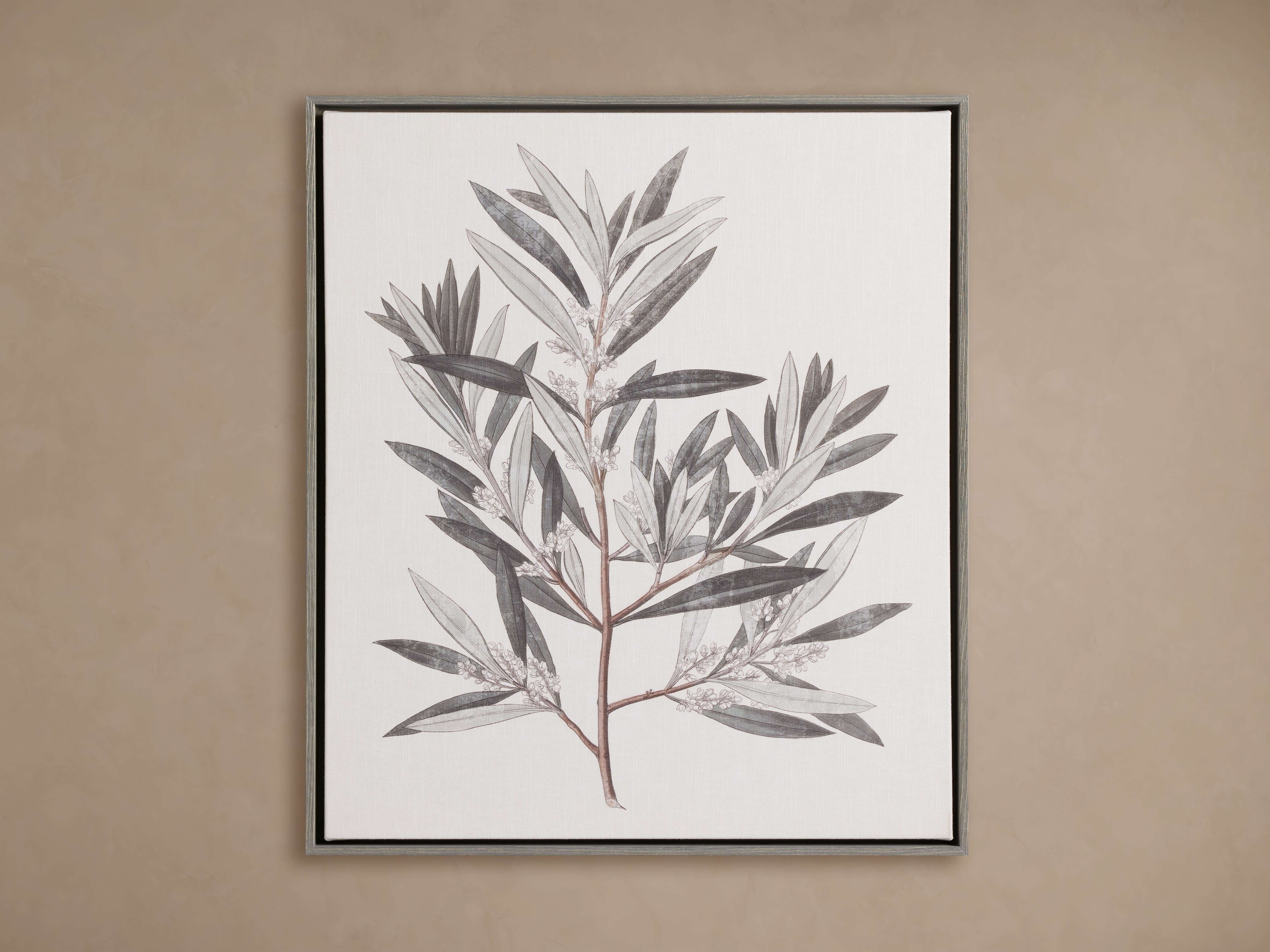 Falling in Leaves II Framed Print
