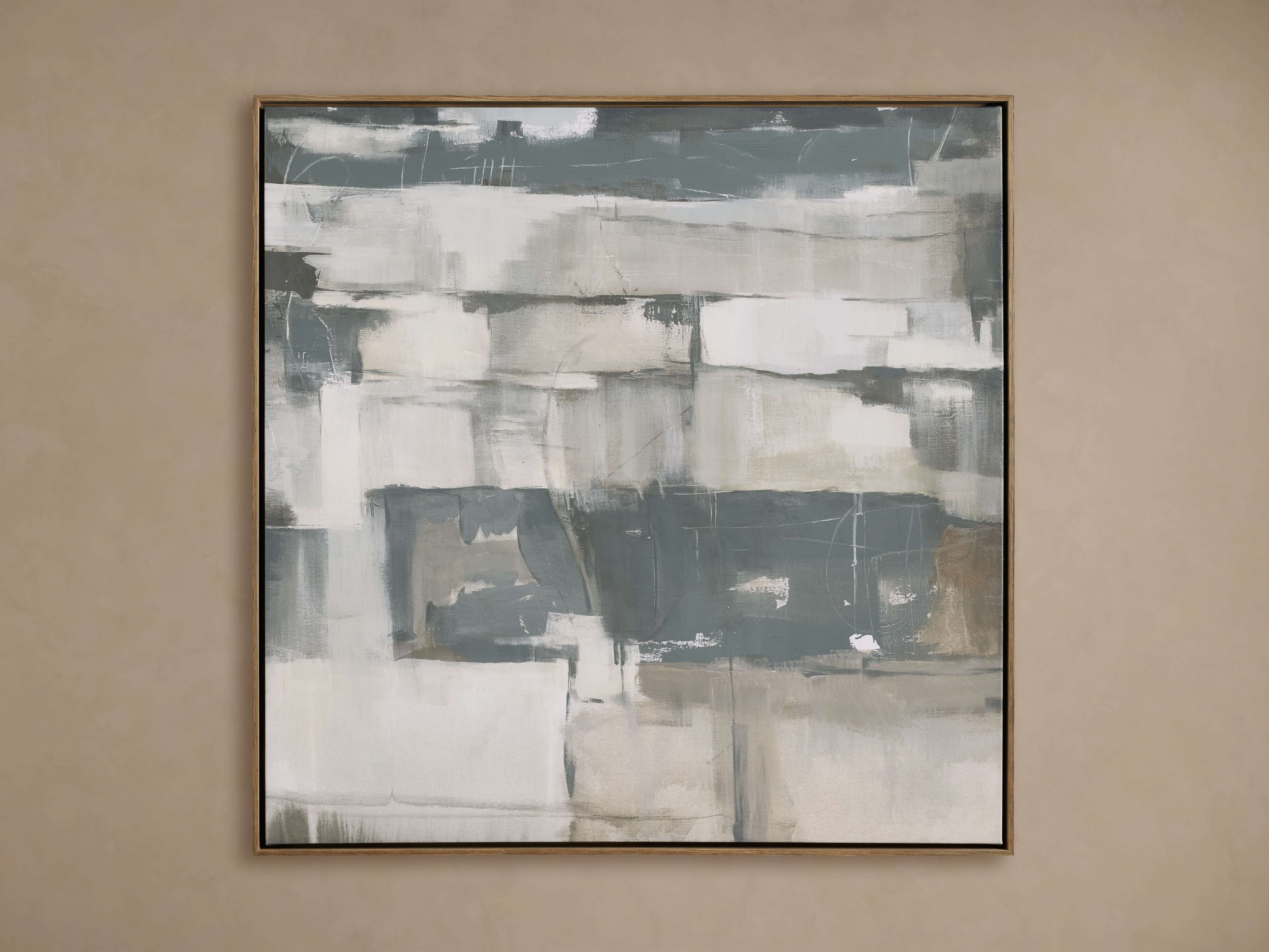 Calm Layers I Framed Print