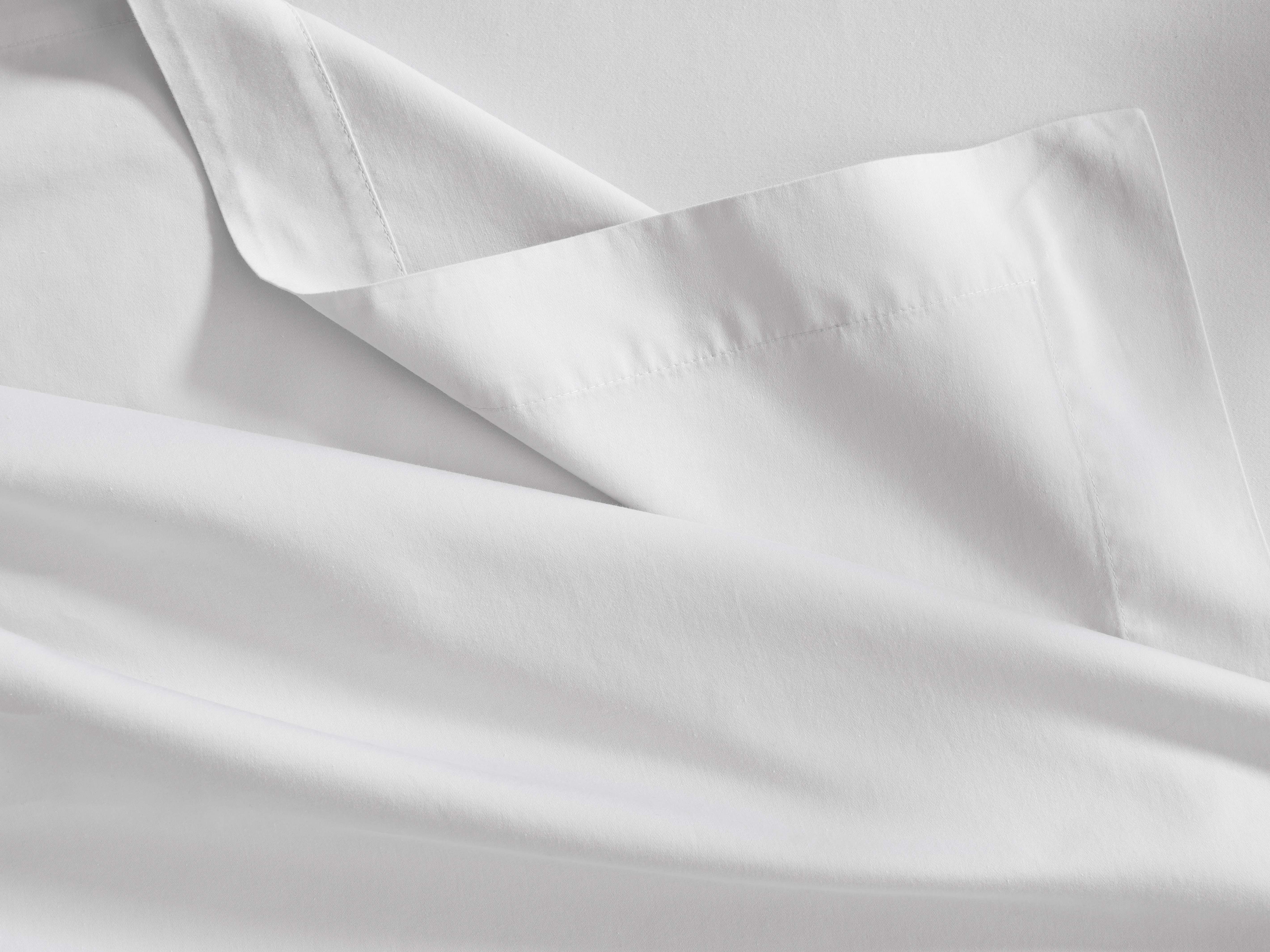 Italian Garment-Dyed Sateen Flat Sheet