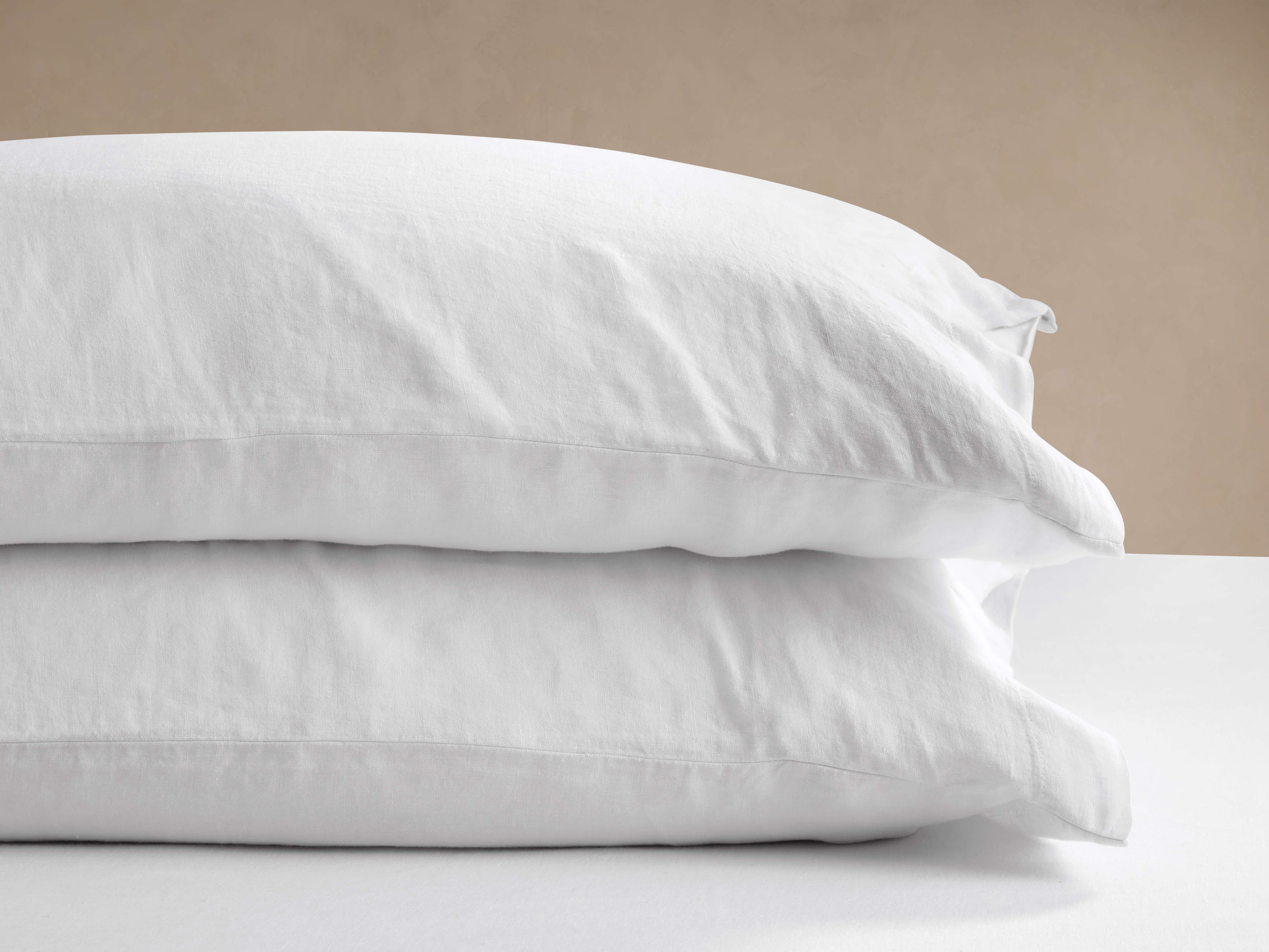 Italian Garment-Dyed Linen Pillowcases (Set of 2)
