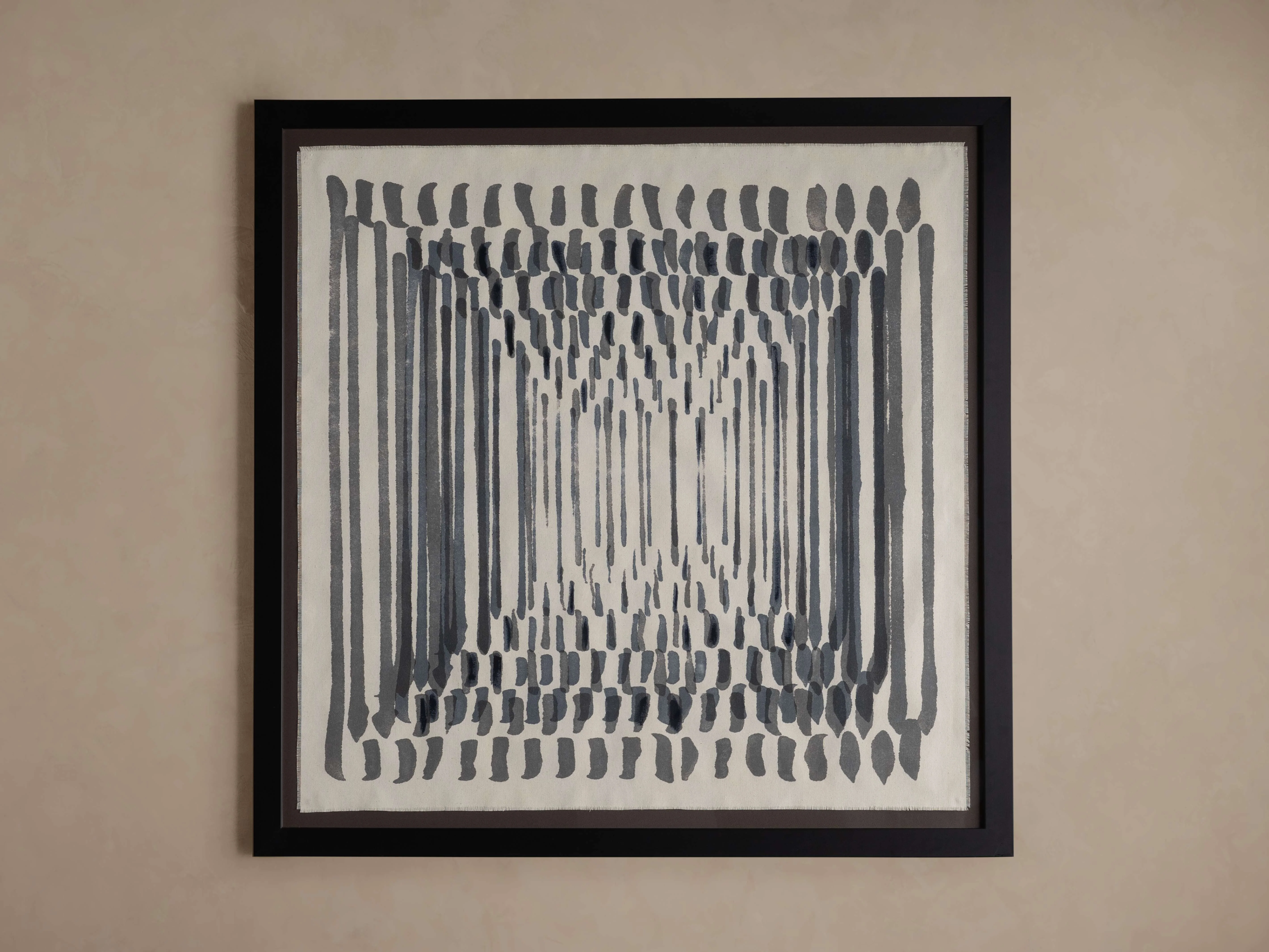 Abstract Lines III Framed Tapestry