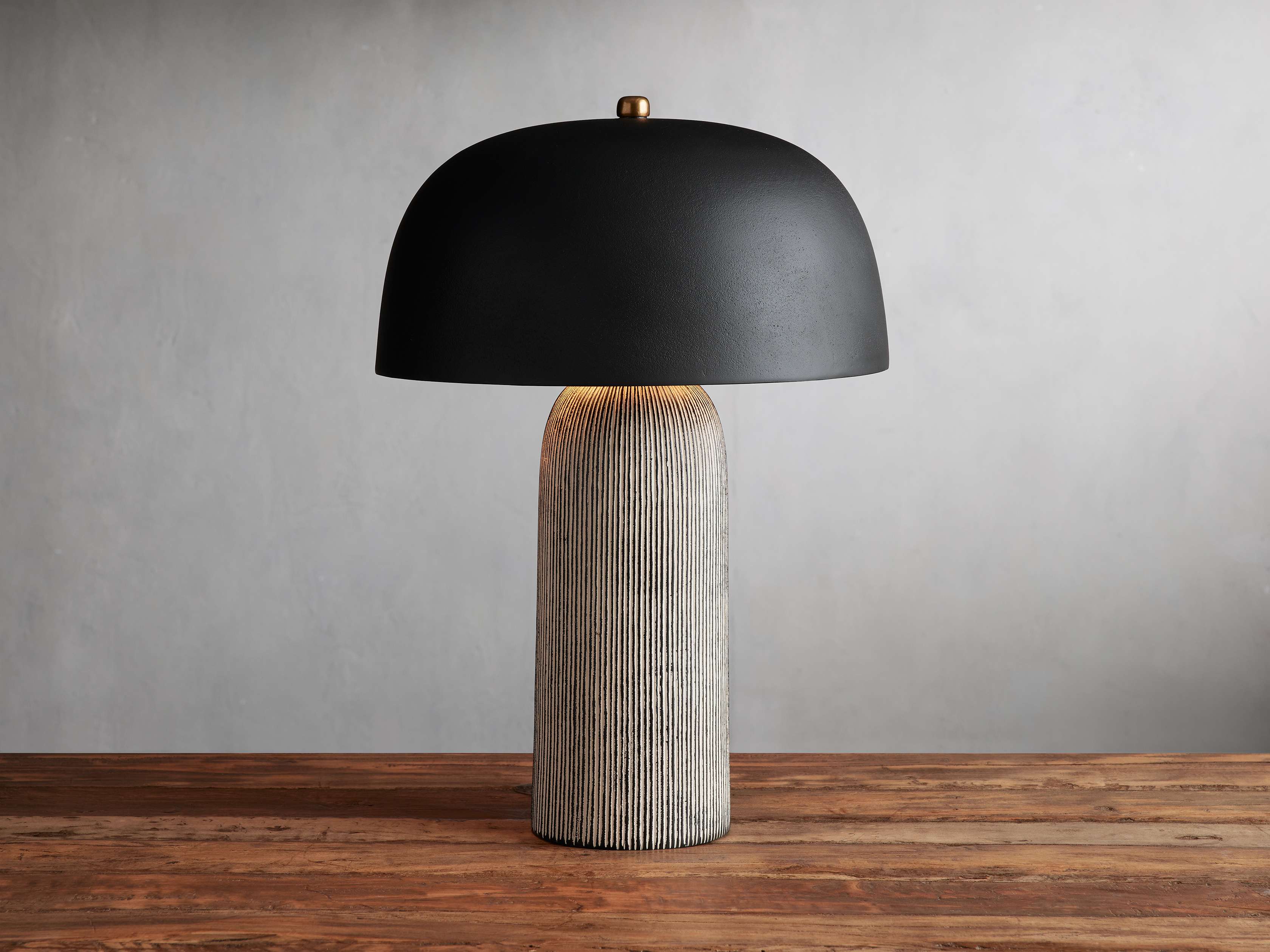 Ira Striped Table Lamp