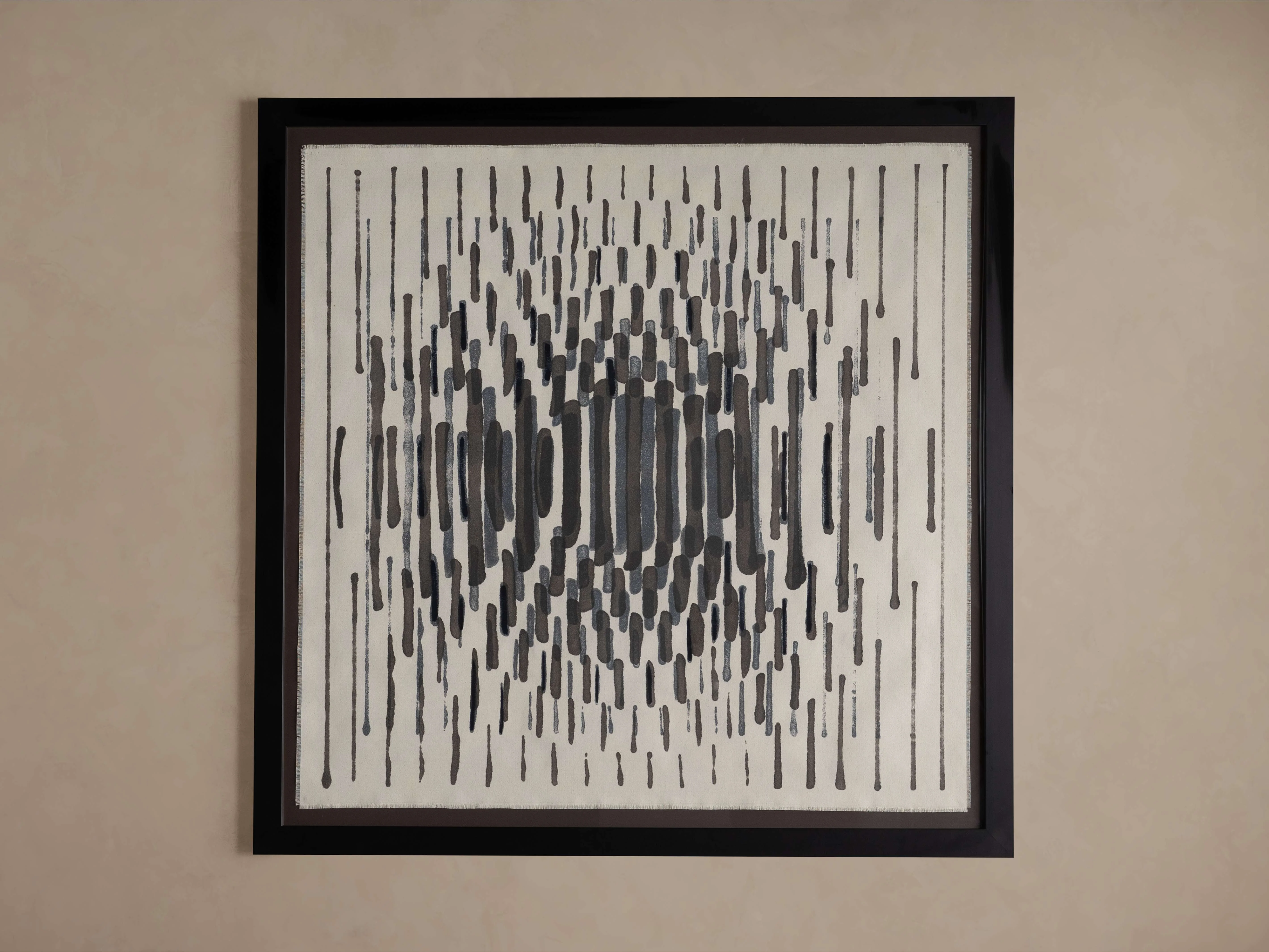 Abstract Lines II Framed Tapestry