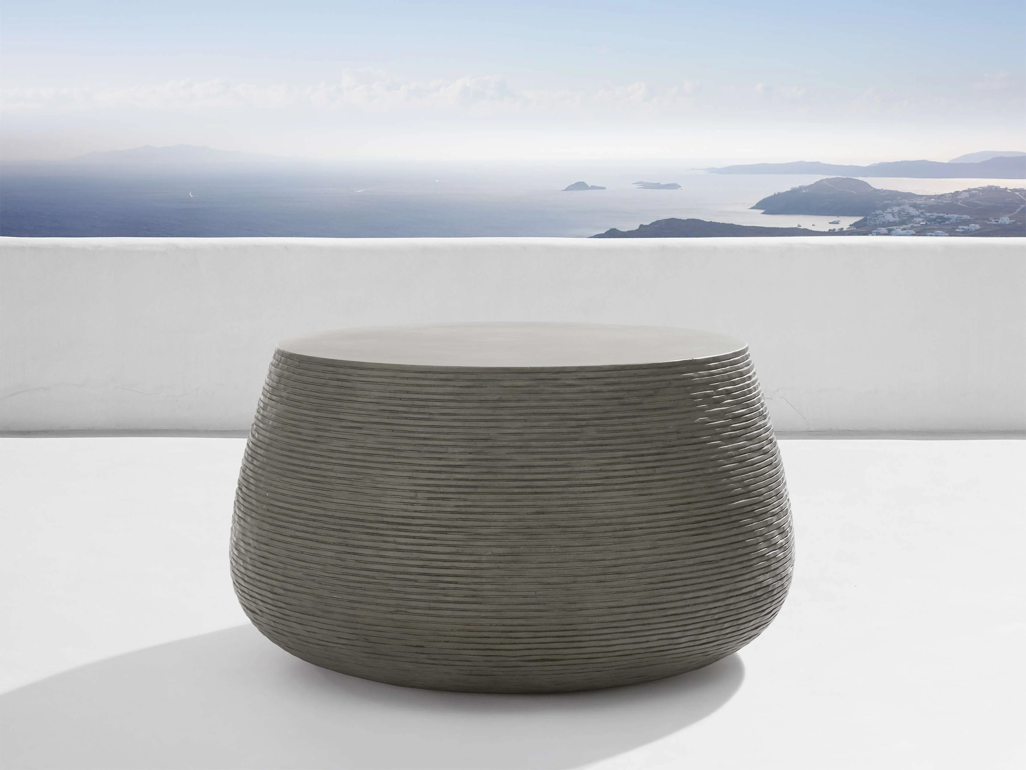 Eden Outdoor Coffee Table in Raked Texture