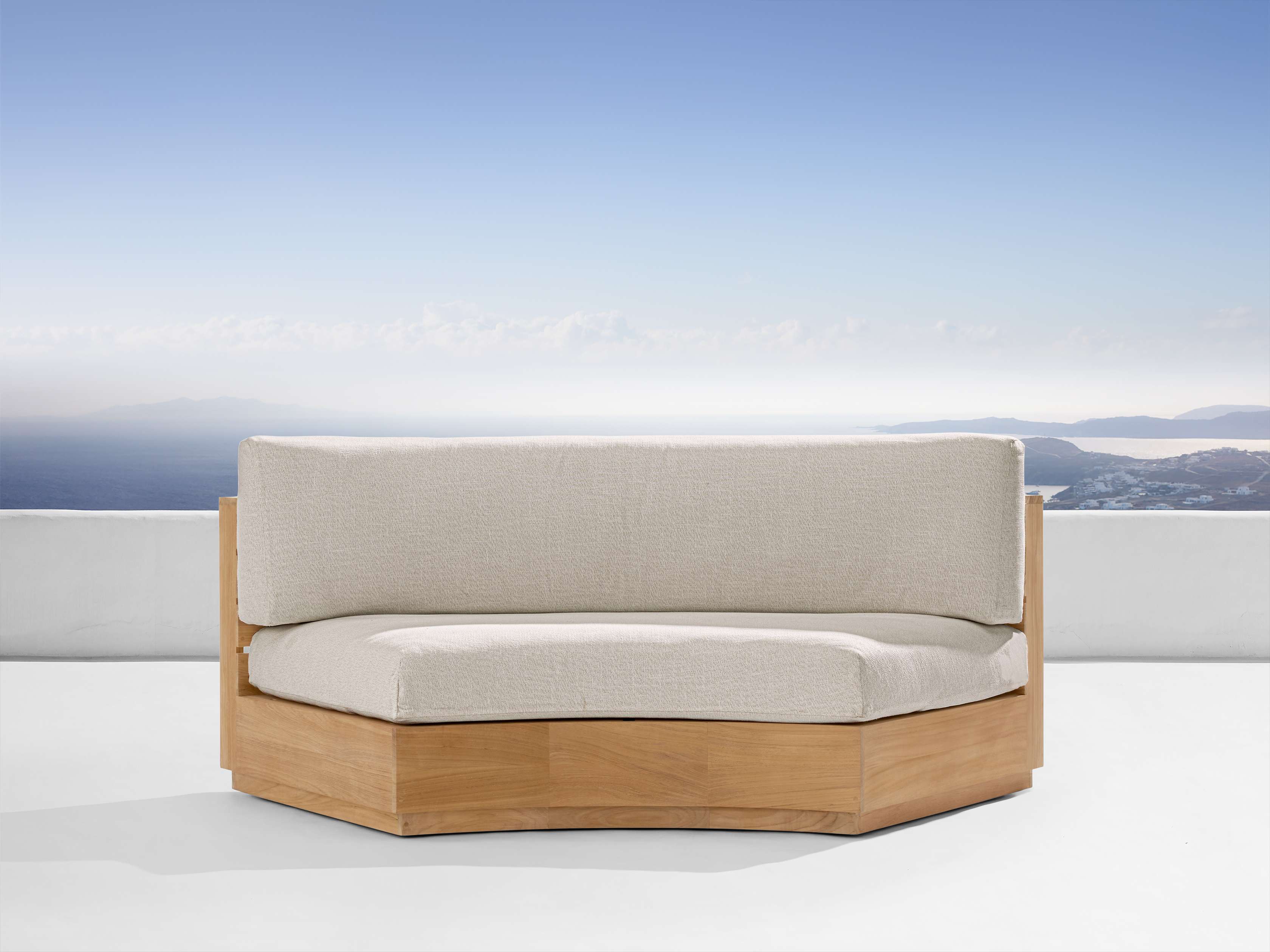 Bal Harbour Outdoor Curved Sofa